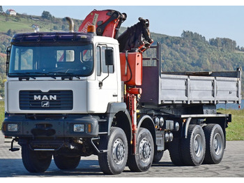 Camion benne, Camion grue MAN 41.460 *FASSI F270AC.26 * 8x8 ! TOPZUSTAND: photos 4