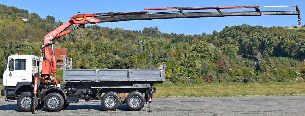 Camion benne, Camion grue MAN 41.460 *FASSI F270AC.26 * 8x8 ! TOPZUSTAND: photos 5