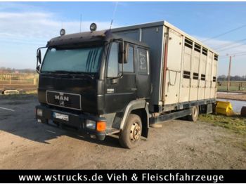 Camion bétaillère pour transport de animaux MAN 8.224 mit Enstock Alu: photos 1