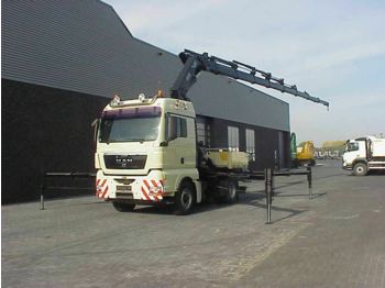 Camion MAN TGA 18 440 4X4 +HIAB/kran/kraan/Montagekran/