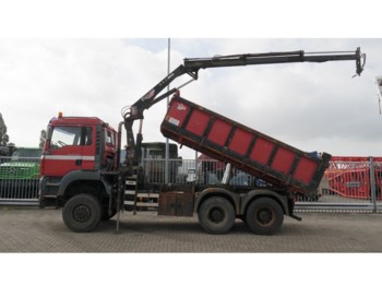 Camion MAN TGA 26.390 6x6 3 SIDE WITH TIRRE EURO 131 CRANE: photos 1