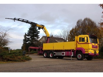 Camion plateau, Camion grue MAN TGA 26/430 6x4!!KRAAN 28tm LIER/SEILWINDE!!: photos 1