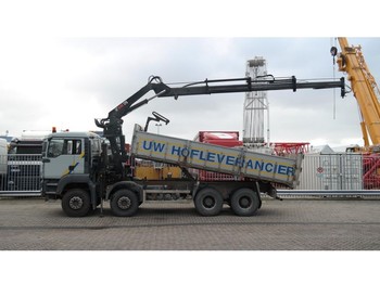 Camion MAN TGA 35.390 8X4 TIPPER WITH HIAB 175 CRANE