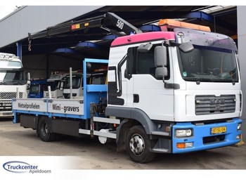 Camion plateau MAN TGL 12.240, HMF 503 K2, 11990 kg, Euro 4, Truckcenter Apeldoorn: photos 1