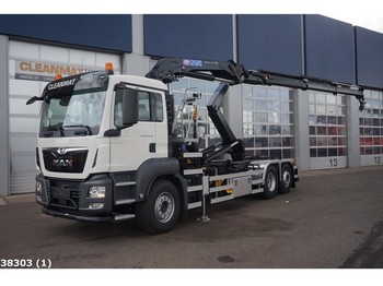 Camion ampliroll MAN TGS 26.420 HMF 21 ton/meter laadkraan: photos 1