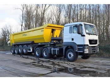 Camion MAN TGS 33.400 icw 4 axle tipper