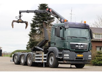 Camion porte-conteneur/ Caisse mobile MAN TGS 35.440 8X4!!104dkm!!-!!TRIPLE!! Z-KRAAN/HAAKARM!!EURO5TOP!!: photos 1