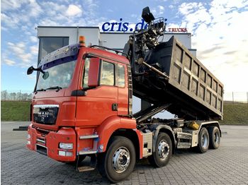 Camion ampliroll MAN TGS 35.440 8x4 Multilift Haken + Hiab 070 + Grei: photos 1
