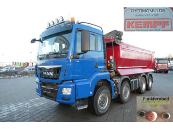 Camion benne MAN TG-S 35.480 8x4 BB  ca. 17m³  THERMO-Mulde: photos 1