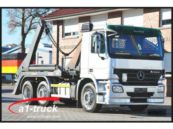 Camion multibenne Mercedes-Benz Actros 2536, Hiab Multilift, Lenkachse, HU 11/20: photos 1