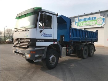 Camion benne Mercedes-Benz Actros 3335 - 6x6 - full steel - Manual: photos 1