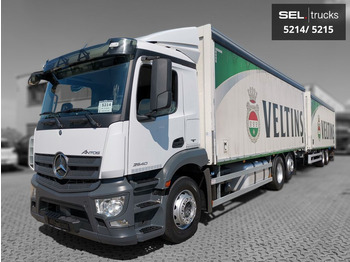 Camion pour le transport de boissons Mercedes-Benz Antos 2540 / KOMPLETT/LBW/Ret. / Lift-Lenkachse: photos 1