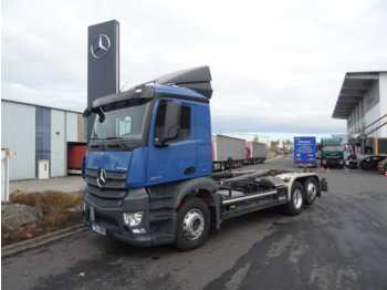 Camion ampliroll Mercedes-Benz Antos 2545 6x2 Hakenlift Meiller Retarder Euro6: photos 1