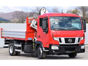 Camion benne, Camion grue Nissan NT 500* KIPPER 3,50m + BONFIGIOLI P5000 L/3SI: photos 5