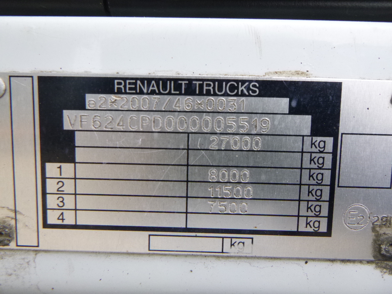 Camion plateau, Camion grue Renault Premium 380 dxi 6x2 RHD + HMF 2620-K4: photos 34