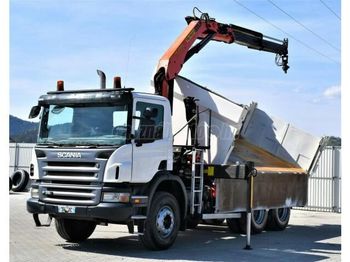 Camion benne, Camion grue SCANIA P 380: photos 1