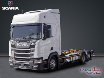Camion porte-conteneur/ Caisse mobile SCANIA R 450 B6x2*4NB Multiwechsler,Lenkachse,Standklima: photos 1