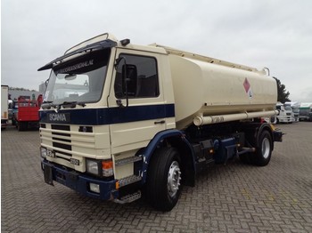 Camion citerne Scania 93M 250 + Manual + 4 compartments 14000LITER: photos 1