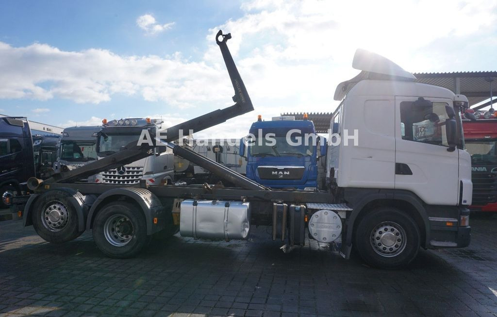 Camion ampliroll Scania G420 Flachdach BL *Retarder/Manual/MEILLER/Lift: photos 7