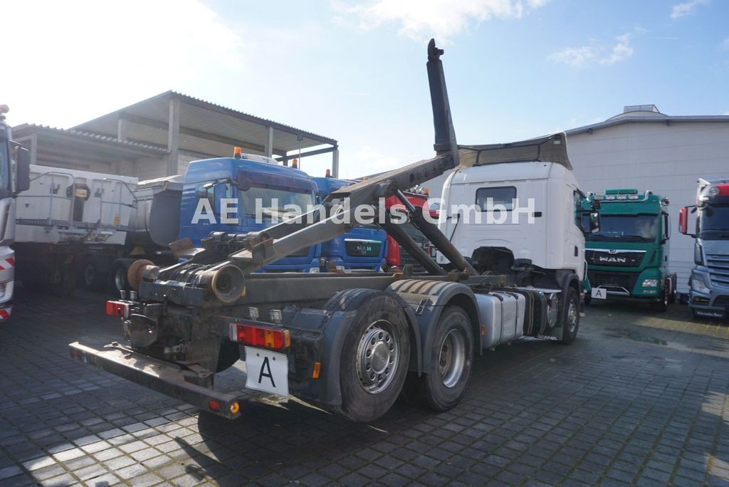 Camion ampliroll Scania G420 Flachdach BL *Retarder/Manual/MEILLER/Lift: photos 6