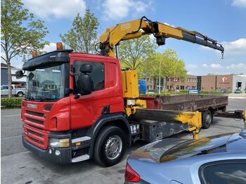 Camion plateau, Camion grue Scania P280 6X2 + FASSI F330.24 + WINCH + REMOTE - EURO: photos 1