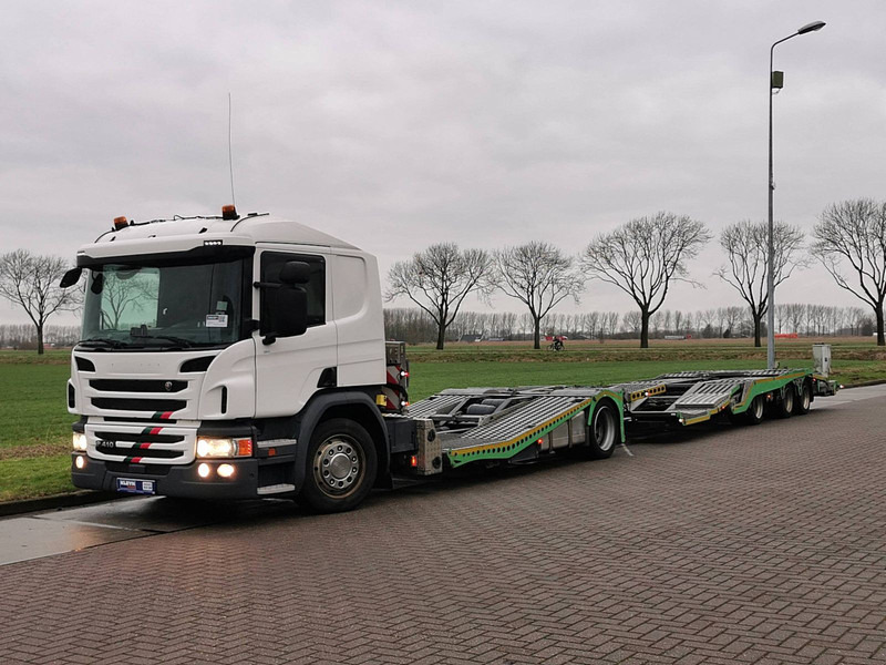Camion porte-voitures Scania P410 truck transporter: photos 2