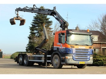 Camion ampliroll Scania P 380 B 6X2 !!KRAAN/HAAK!! EURO5!!WEEGSYSTEEM!!: photos 1