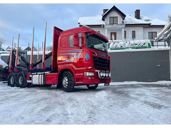Camion grumier, Camion grue Scania R730 V8 6X4 do drewna lasu kłody epsilon loglift doll huttner: photos 1