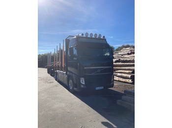 Camion grumier, Camion grue pour transport de bois VOLVO FH-6X4R: photos 1