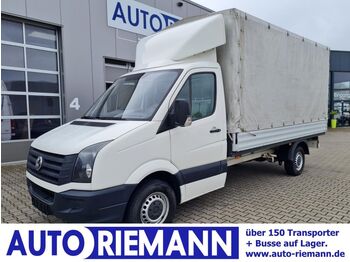 Camion à rideaux coulissants Volkswagen Crafter 35 Pritsche Plane 2.5 TDI lang LF: 4,30m: photos 1