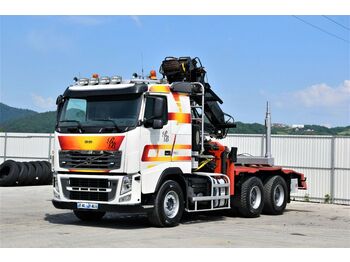 Camion grumier, Camion grue Volvo FH 16 750 Holztransporter * 6x4 ! Top Zustand !: photos 1