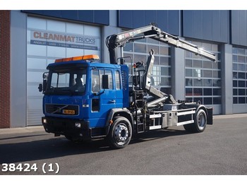 Camion ampliroll Volvo FL 6.250 Manual Steel Hiab 10 ton/meter laadkraan: photos 1