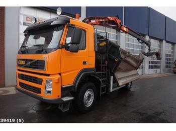 Camion benne Volvo FM 9.300 4x4 Atlas 12 ton/meter laadkraan: photos 1