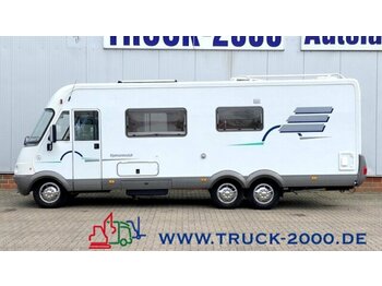 Camping-car intégral HYMER / ERIBA / HYMERCAR B 754 3-Achsen SAT - TV - Solar Motorradträger