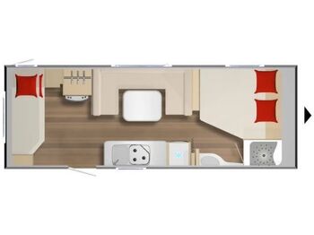 Caravane Bürstner PREMIO 550 TK STOCKBETTEN