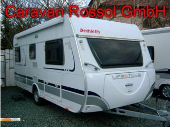 Caravane Dethleffs Lifestyle 470 V Markise, Bettumbau