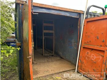 Conteneur maritime 20' x 8' Steel Container (Door Broken) (Sold Offsite - to be collected from Friel Construction Newtack Farm, Walsall Road, Great Wryley, WS6 6AP no later than 2 weeks after auction): photos 1
