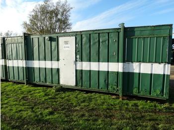 Conteneur comme habitat 24' Site Office Cabin with Steel Door, Security Shutters and Adjustable Jack Legs (Being Sold From Pictures, Contact Office For Collection Address Details, Postcode LE15 8RN): photos 1