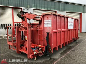 Benne ampliroll MKG Abrollcontainer mit Kran*18m³*Schrottgreifer