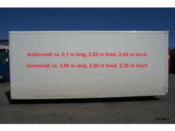 Carrosserie fourgon Aufbau Möbelkoffer Möbel Koffer 6,1 Meter 35 cub/m Bj. 2009 MAN TGL (478-100 A)