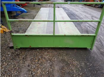 Carrosserie plateau Container flat dropside body