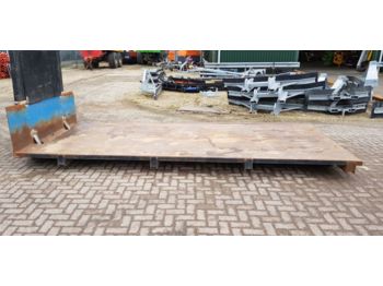 Carrosserie plateau Container flat dropside body