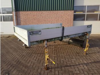 Carrosserie plateau Laadbak voor op schotel dropside body
