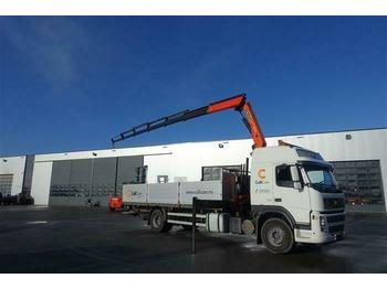 Carrosserie plateau ridelle Volvo FM300 4X2 PALFINGER PK16502 EURO 3