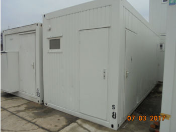 Conteneur comme habitat Sanitärcontainer Container Damen+Herren 6m S8