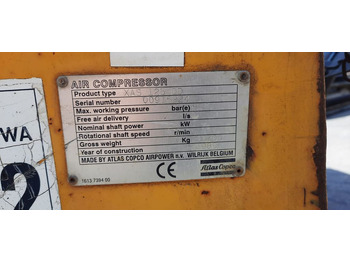 Atlas Copco Compressor XAS125 DD  - Compresseur d'air: photos 4