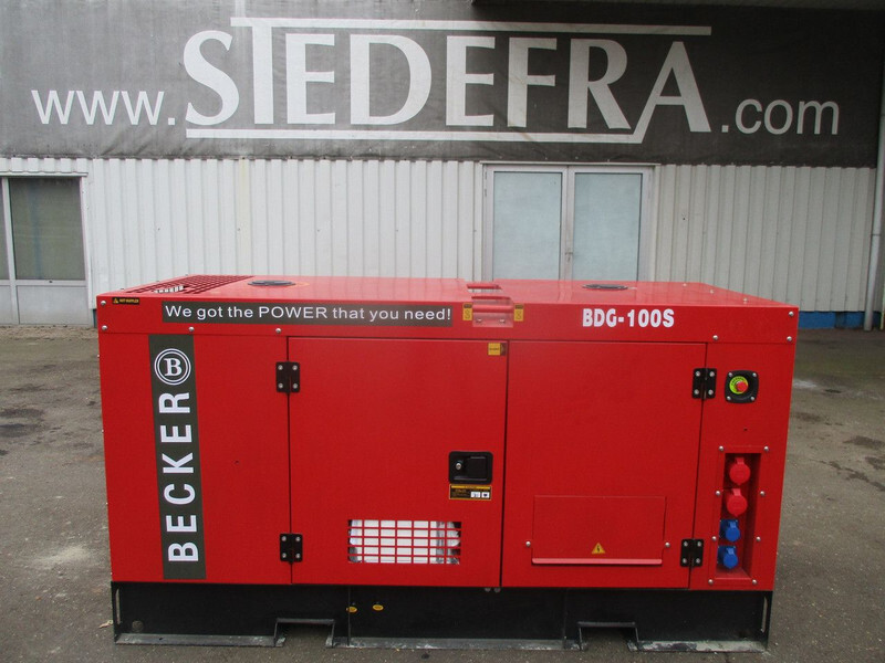 Groupe électrogène neuf Becker BDG-100S , New Diesel generator , 100 KVA, 3 Phase, 2 Pieces in stock: photos 2