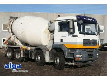 Camion malaxeur MAN 35.400 TGA BB 8x4, Euro 4, Stetter 9m³, Klima