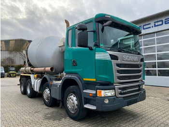 Camion malaxeur Scania G410 8x4 Euro 6 Betonmischer Intermix 9m3