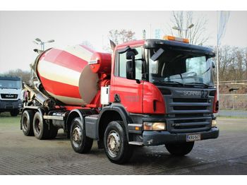 Camion malaxeur Scania P380 8X4 9m3 Trommel